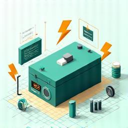 Grafische Darstellung von Energiespeichersystemen mit Kapazitätsberechnung und Notstrom-Optionen