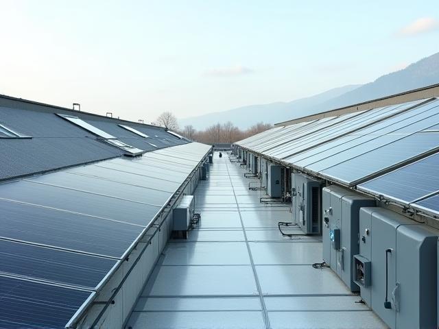 Gewerbebetrieb mit Batteriespeichersystem und Solarmodulen in Salzburg