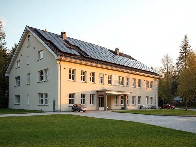 Schulgebäude mit Energieeffizienzberatung und Solaranlage in Salzburg